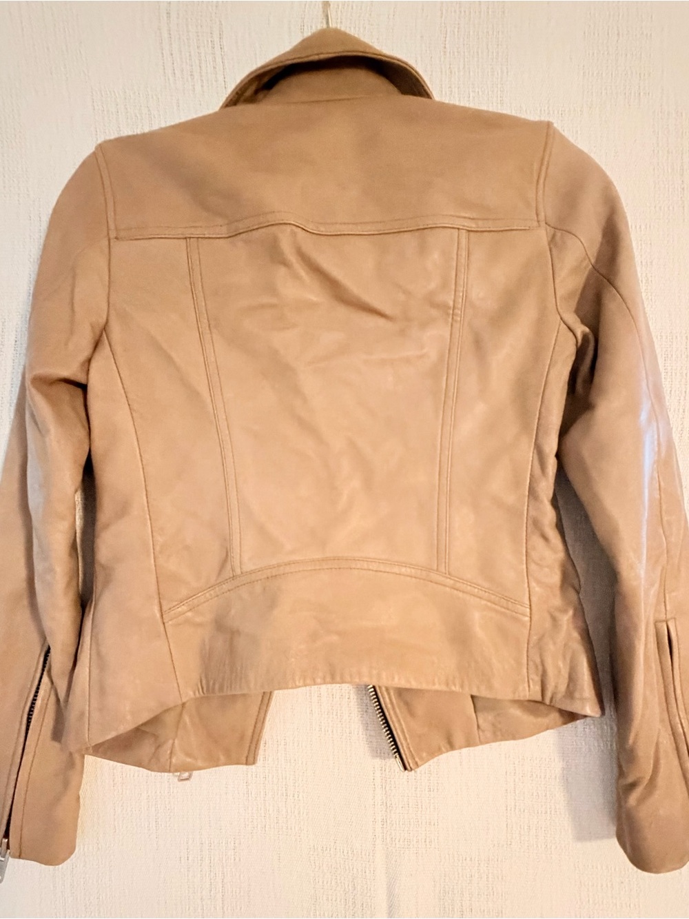 All Saints Dalby leather biker jacket 00 - Picture 12 of 12